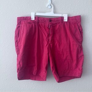 Polo By Ralph Lauren Mens Cargo Shorts Size 40 100% Cotton Chino Red Drawstring